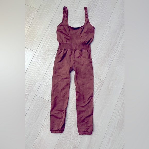 NWOT Free People Good Karma Onesie in Nutmeg - Picture 6 of 9